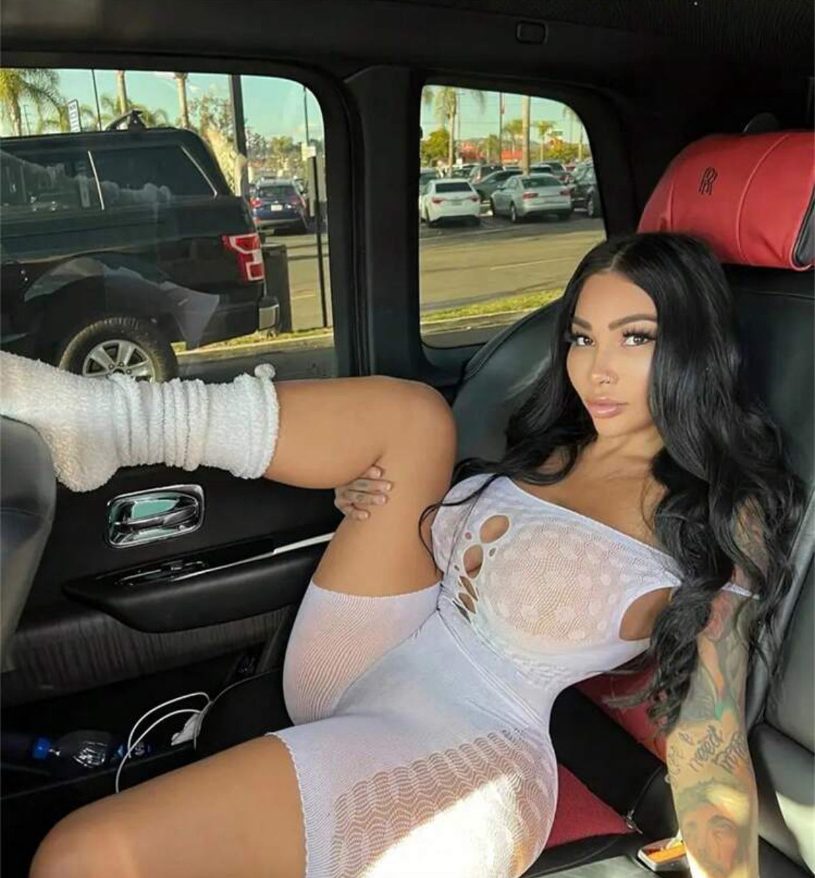 The "Reign" Sheer Bodycon Romper